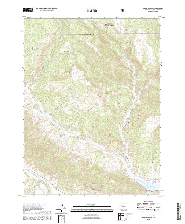 Horse Mountain topographic map thumbnail
