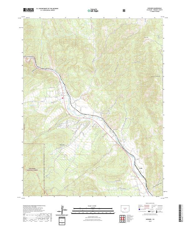 Howard topographic map thumbnail