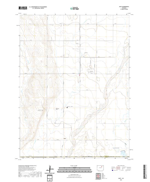 Hoyt topographic map thumbnail