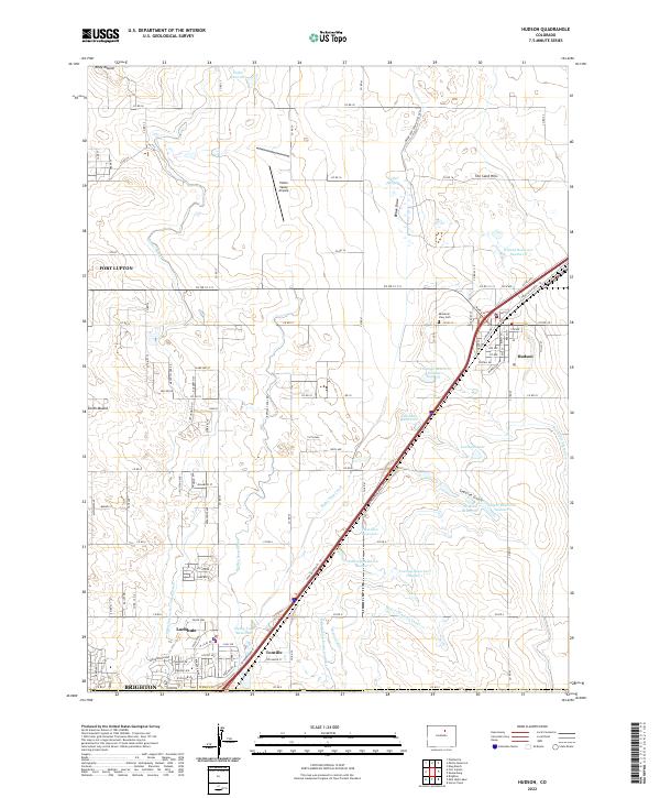 Hudson topographic map thumbnail