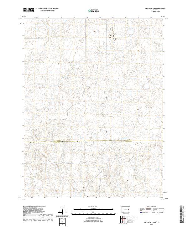 Bellyache Creek topographic map thumbnail