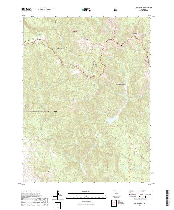 Hyannis Peak topographic map thumbnail
