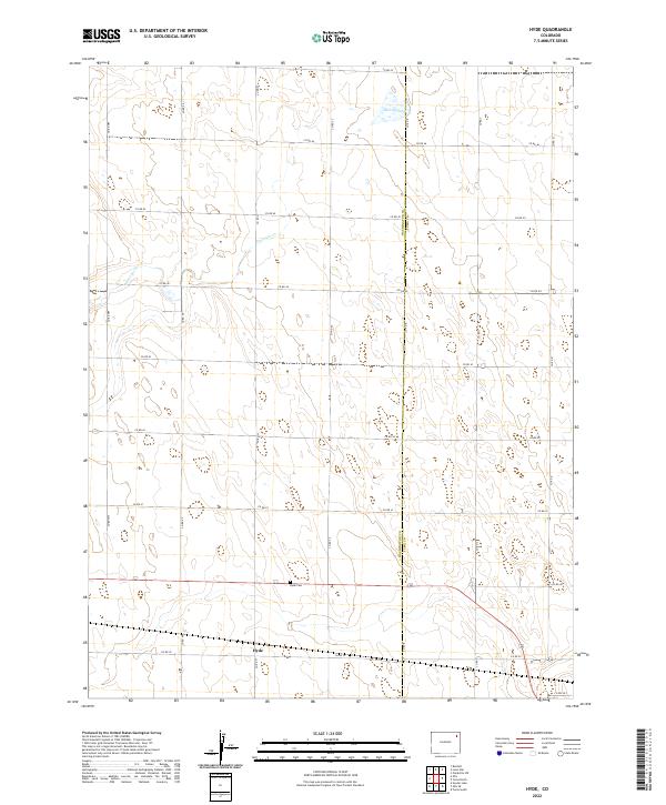 Hyde topographic map thumbnail