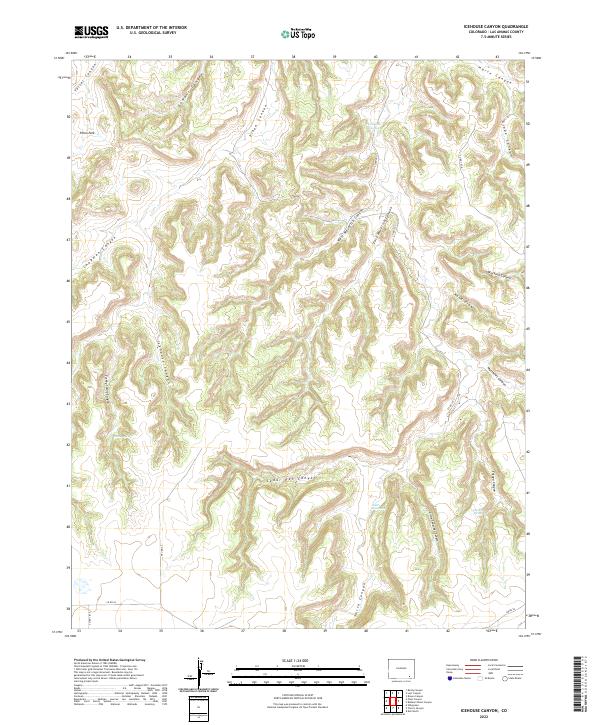 Icehouse Canyon topographic map thumbnail