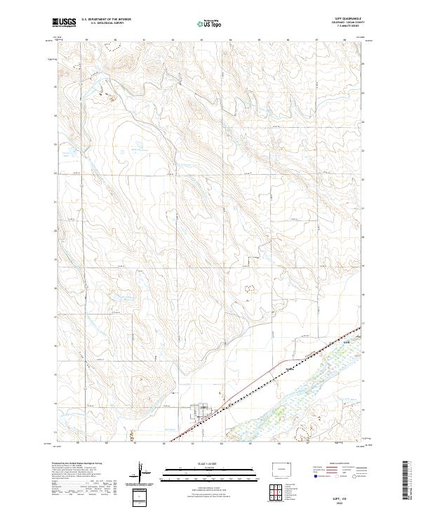 Iliff topographic map thumbnail