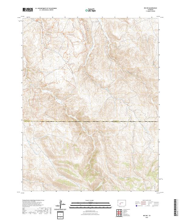 Iris NW topographic map thumbnail