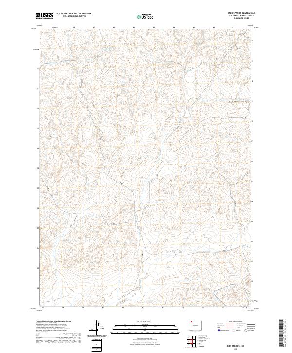 Iron Springs topographic map thumbnail