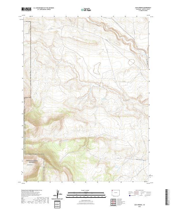 Jack Springs topographic map thumbnail