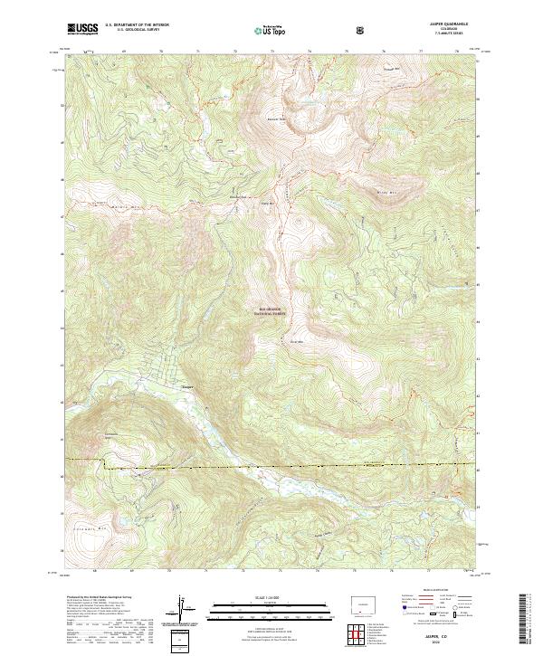 Jasper topographic map thumbnail
