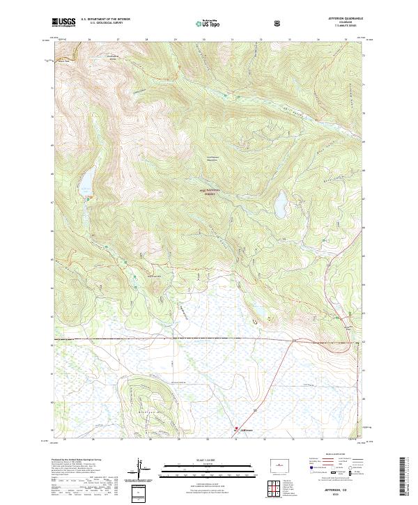 Jefferson topographic map thumbnail
