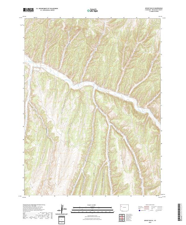 Jessup Gulch topographic map thumbnail