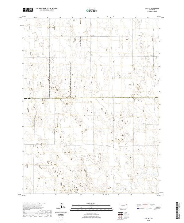 Joes SW topographic map thumbnail