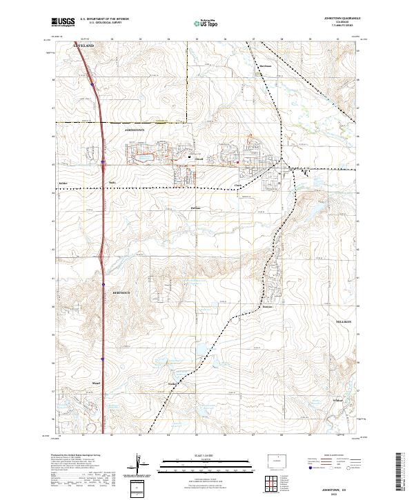 Johnstown topographic map thumbnail
