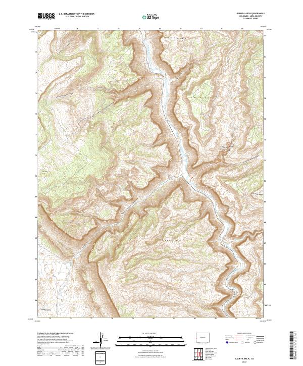 Juanita Arch topographic map thumbnail