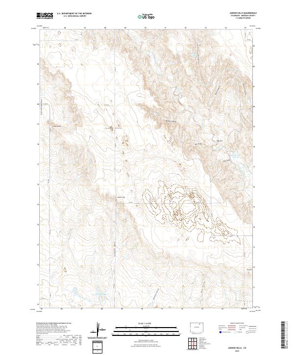 Judson Hills topographic map thumbnail