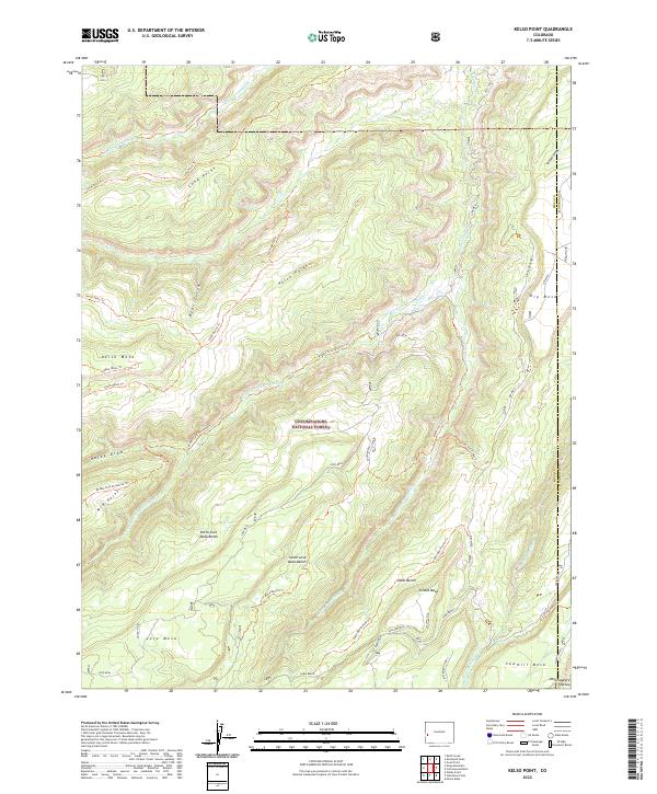 Kelso Point topographic map thumbnail
