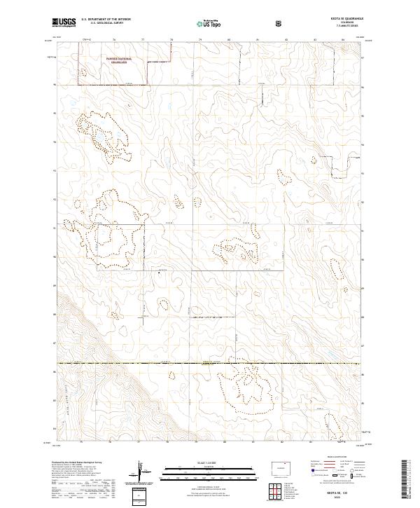 Keota SE topographic map thumbnail