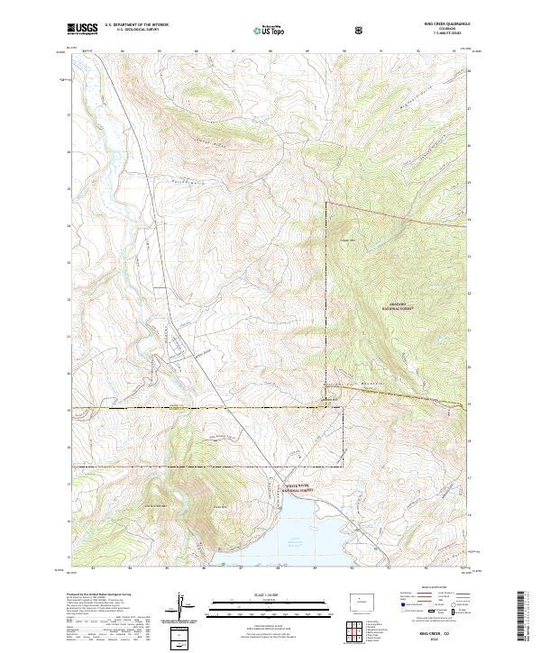 King Creek topographic map thumbnail