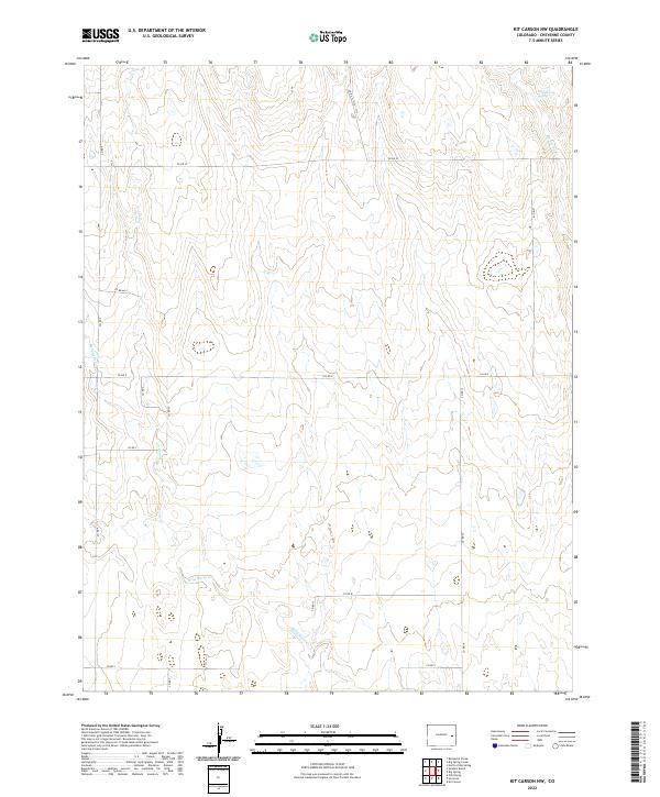Kit Carson NW topographic map thumbnail