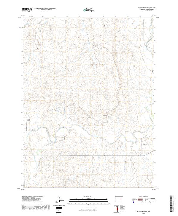 Kuhns Crossing topographic map thumbnail