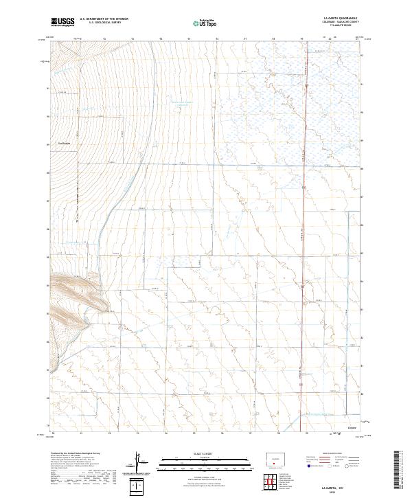 La Garita topographic map thumbnail