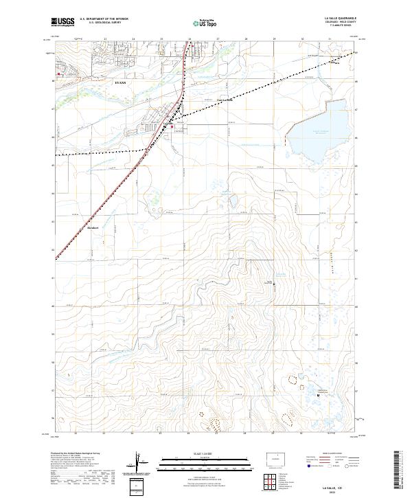 La Salle topographic map thumbnail