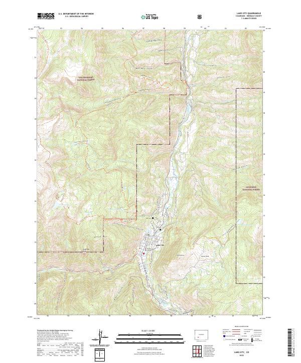 Lake City topographic map thumbnail