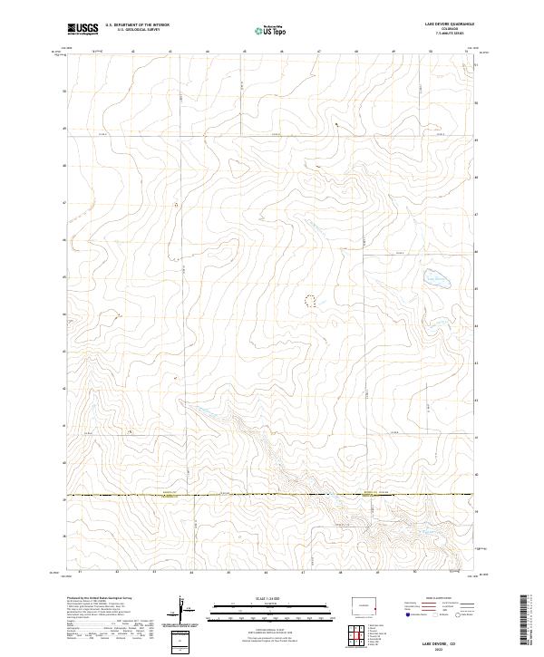 Lake Devore topographic map thumbnail