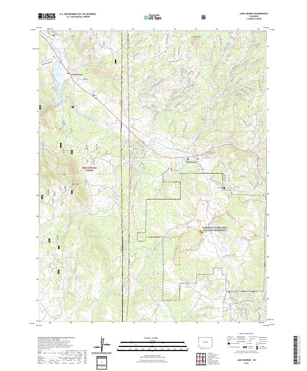 Lake George topographic map thumbnail
