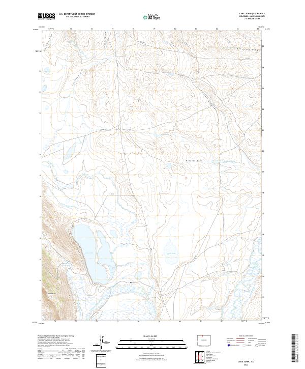 Lake John topographic map thumbnail