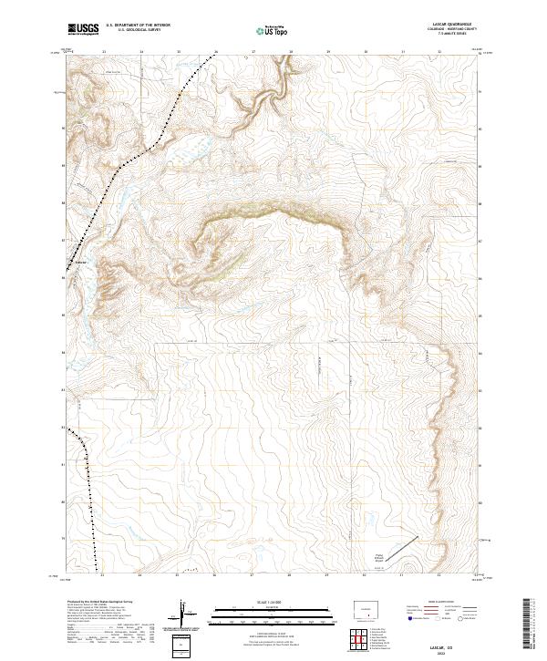 Lascar topographic map thumbnail