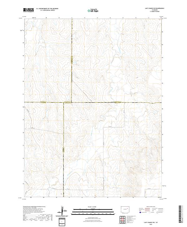 Last Chance SW topographic map thumbnail