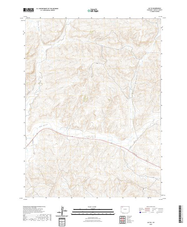 Lay SE 2022 topographic map thumbnail