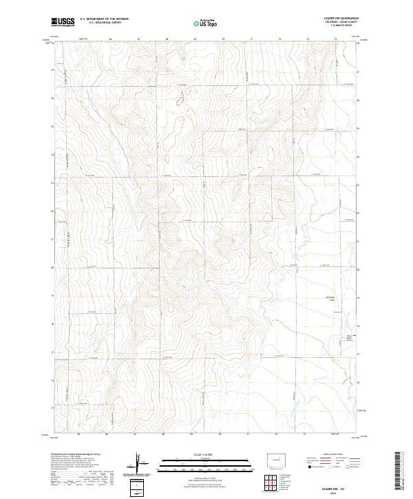 Leader NW 2022 topographic map thumbnail