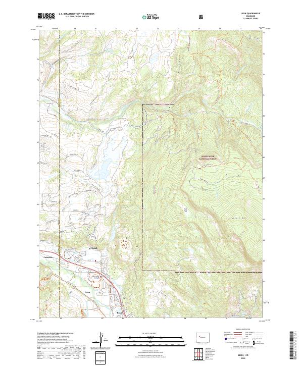Leon 2022 topographic map thumbnail