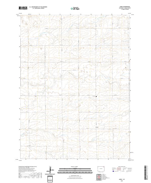 Leroy 2022 topographic map thumbnail