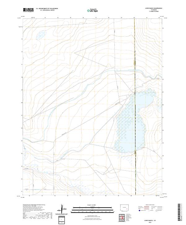 Lewis Ranch 2022 topographic map thumbnail
