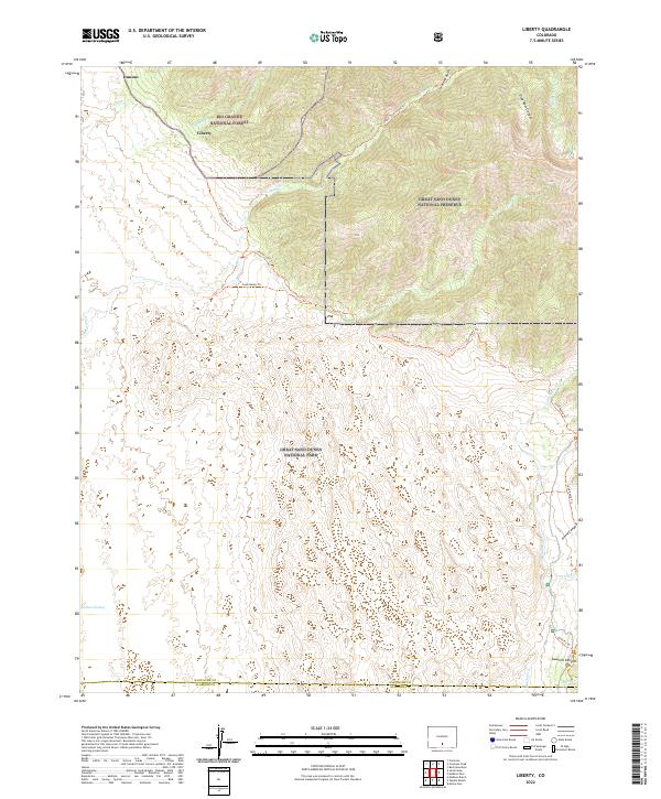 Liberty 2022 topographic map thumbnail