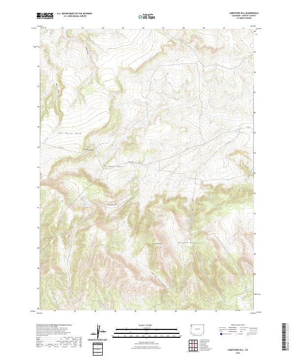 Limestone Hill 2022 topographic map thumbnail