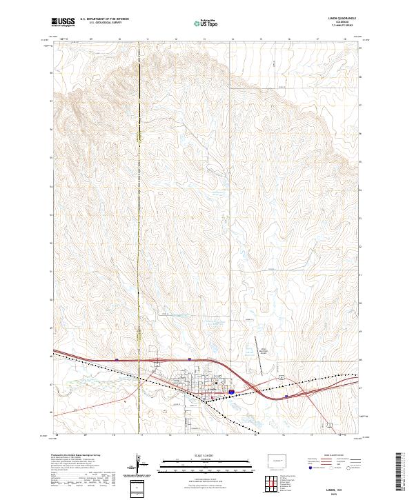 Limon 2022 topographic map thumbnail
