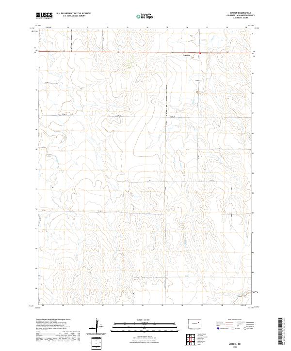 Lindon 2022 topographic map thumbnail