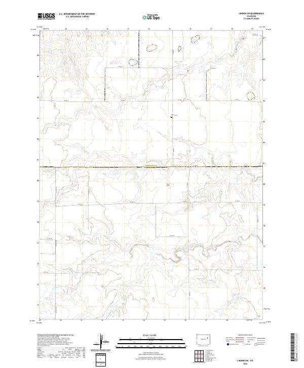 Lindon SW 2022 topographic map thumbnail