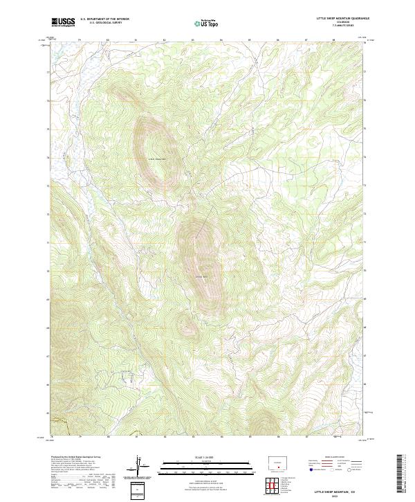 Little Sheep Mountain topographic map thumbnail