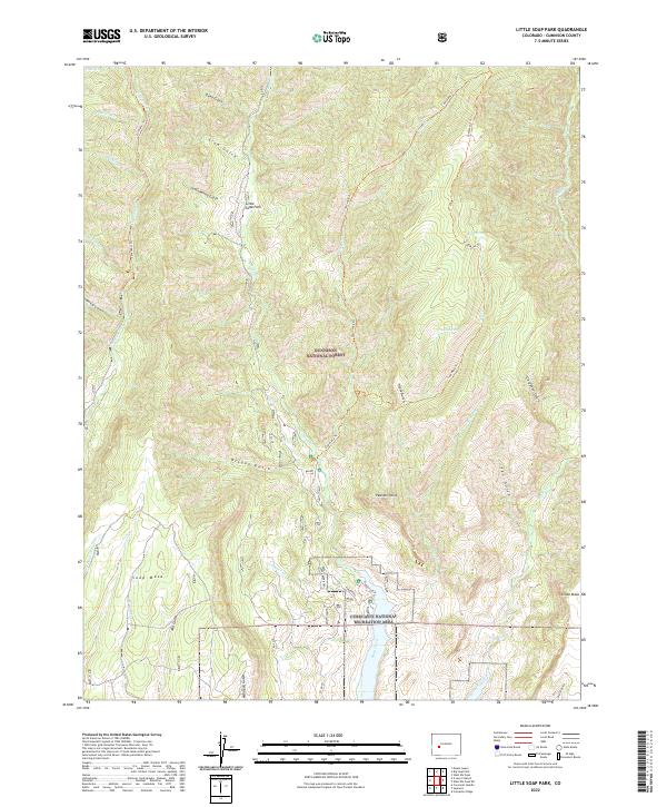 Little Soap Park topographic map thumbnail