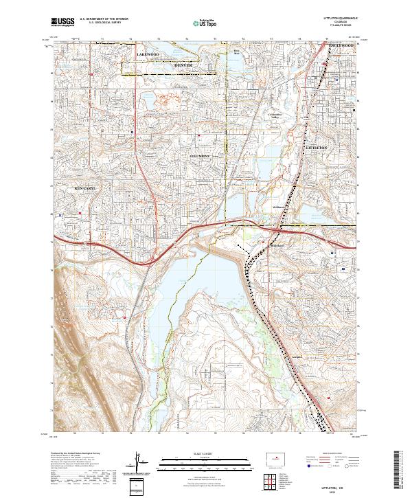 Littleton 2022 topographic map thumbnail