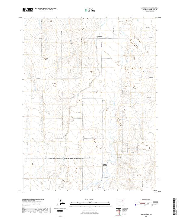 Living Springs topographic map thumbnail