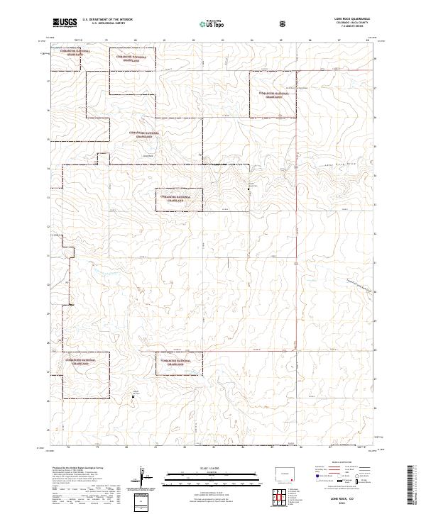 Lone Rock 2022 topographic map thumbnail