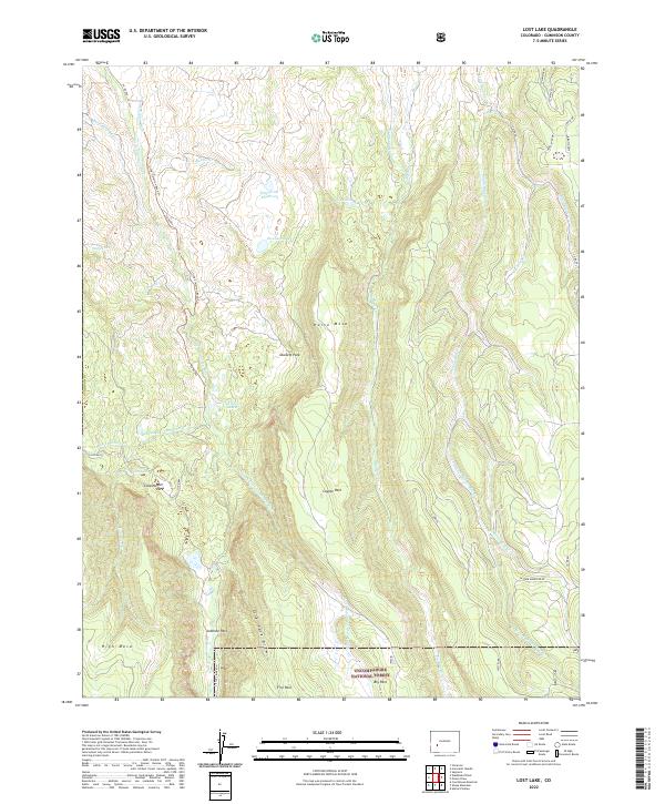 Lost Lake 2022 topographic map thumbnail