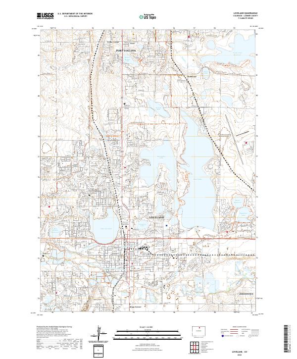 Loveland 2022 topographic map thumbnail