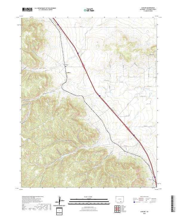 Ludlow 2022 topographic map thumbnail
